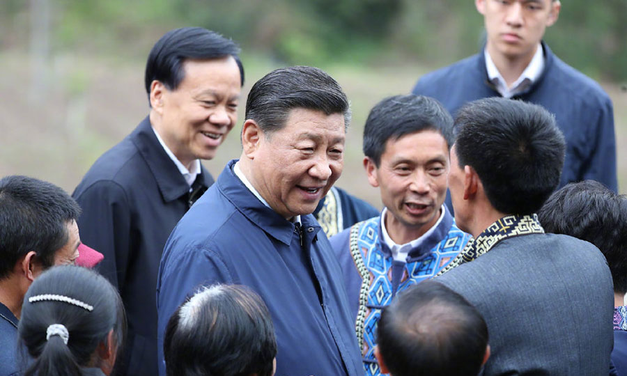 习近平：脱贫致富不能等靠要，既然党的政策好，就要努力向前跑