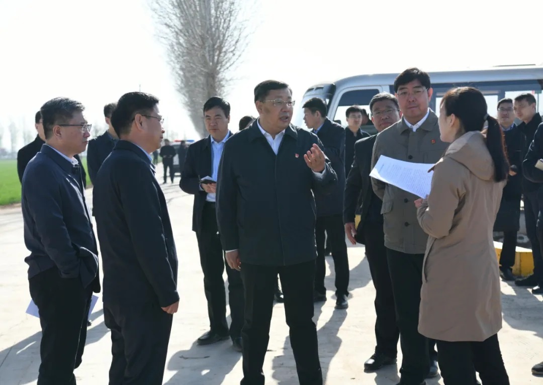 马富国调研春季田间管理及农业产业化发展情况